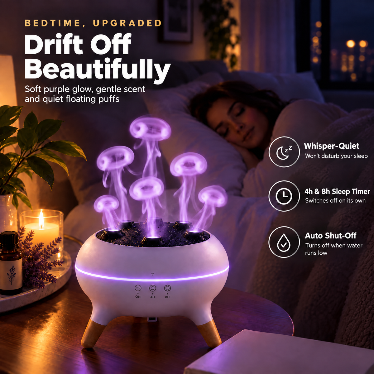 Moon Jelly Diffuser features